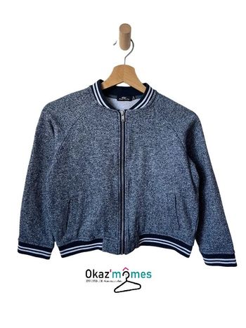 Veste zippée bleu marine - Miss Avant-première 10 ans