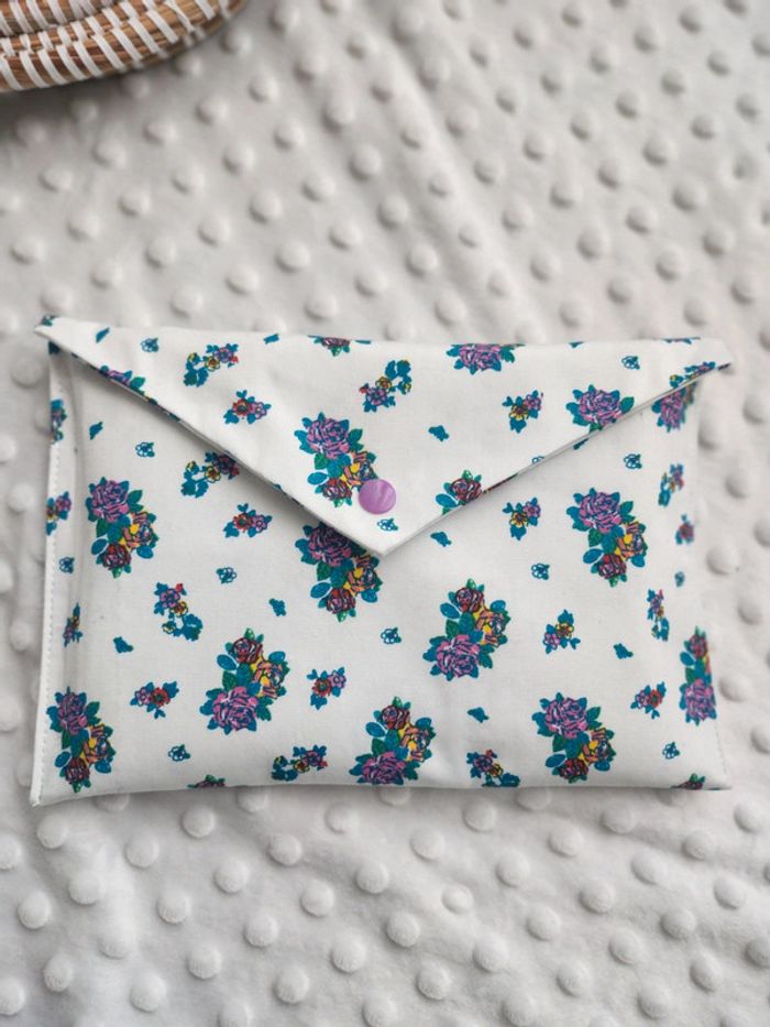 Protege livre fleuri liberty - photo numéro 2