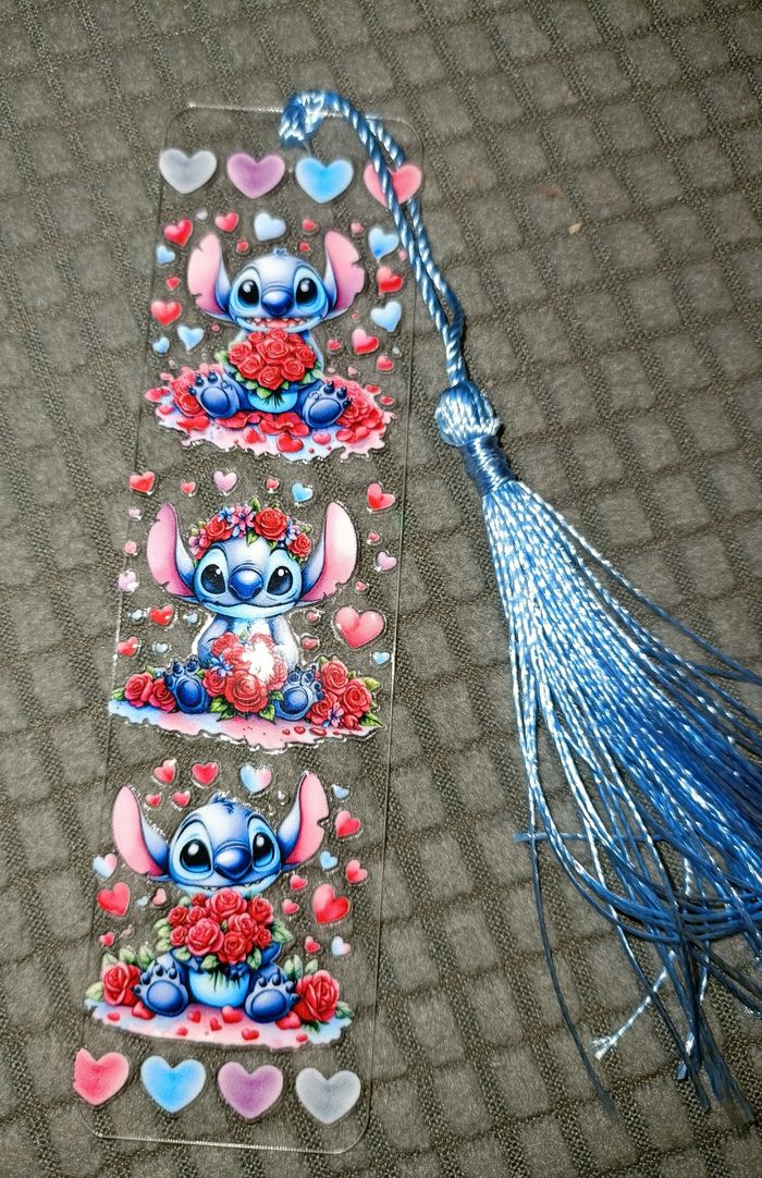 Ensemble stylo et marque pages Stitch - photo numéro 2