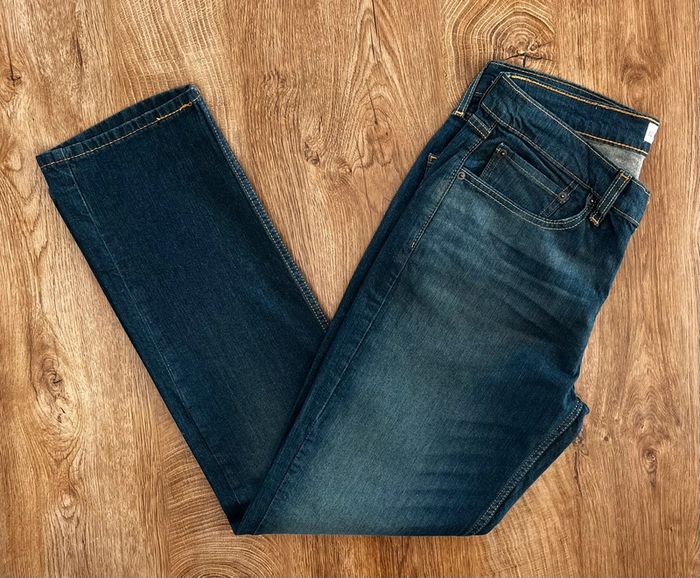 Jean/pantalon Levi's 512 Slim Taper bleu reconditionné, homme, taille : W 32 (42 taille française) - photo numéro 4