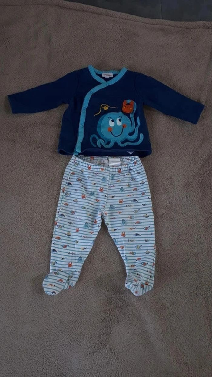 Lot 3 pyjamas printemps été garçon 9 mois - photo numéro 6