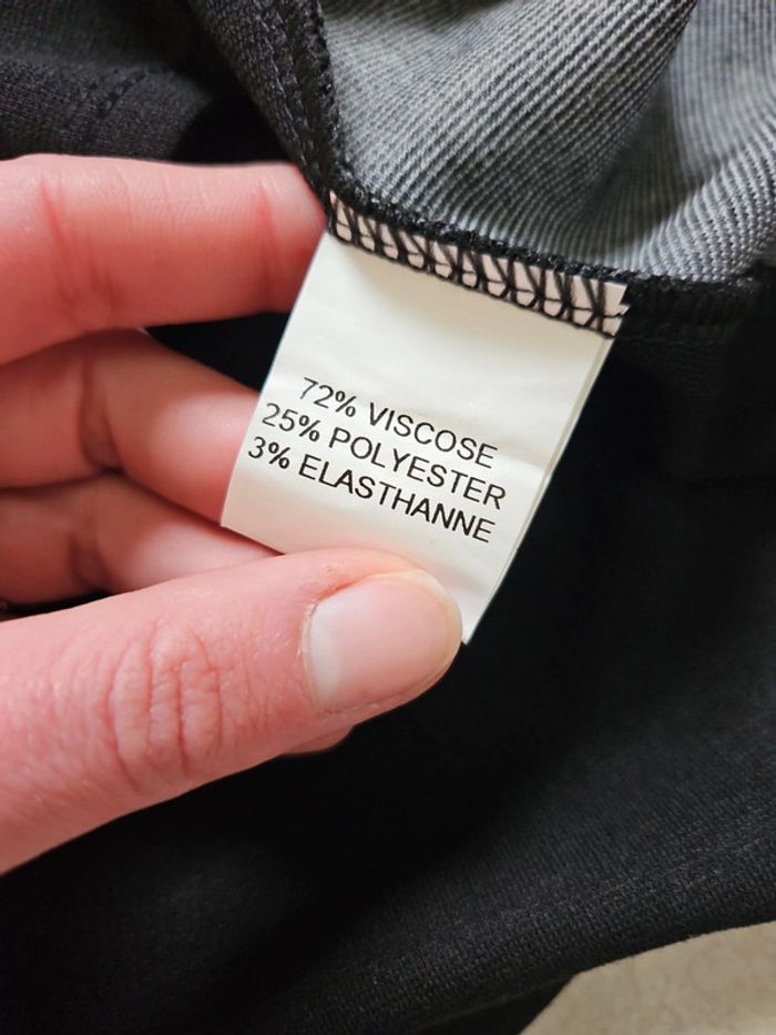 Robe droite / tunique femme / robe rouge et noire - photo numéro 4