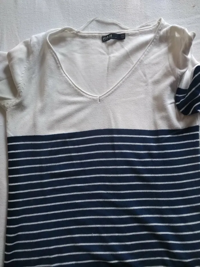 Pull Femme Marinière - photo numéro 4