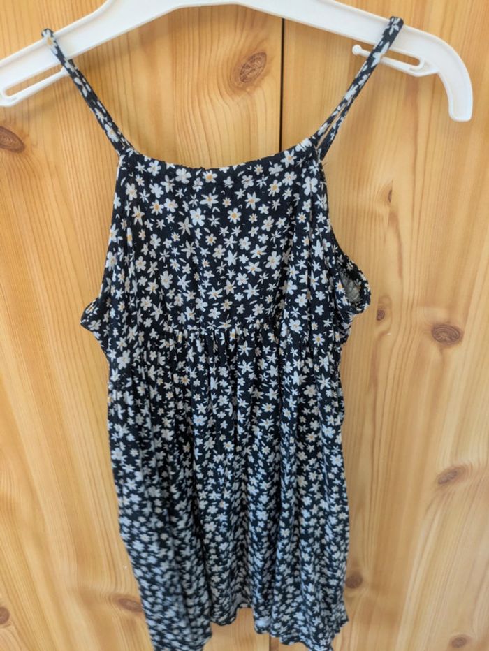 Robe légère fille fleurs bleue - photo numéro 2