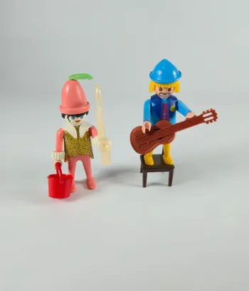 Playmobil Vintage deux Clowns Musiciens