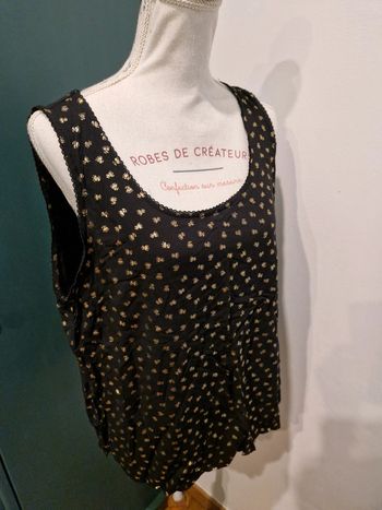 Débardeur noir Camaïeu_T.XL