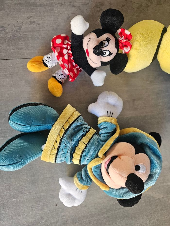 Lot peluches mickey Mouse et minnie - photo numéro 9