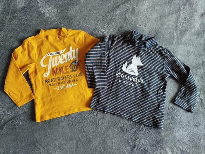 Lot t-shirt sous pull 24 mois