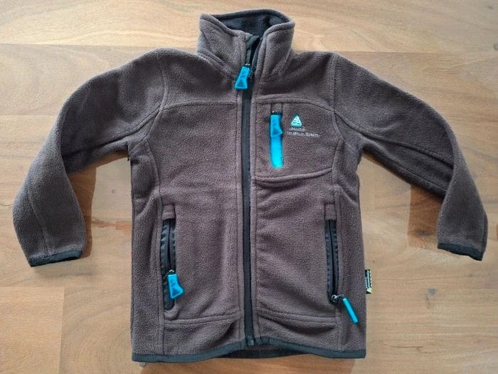 Veste polaire zippée marron Peak Mountain 3 ans