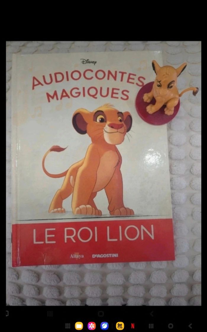 1ėr audioconte magique altaya deagostini disney audio conte compte comte magic livre& figurine