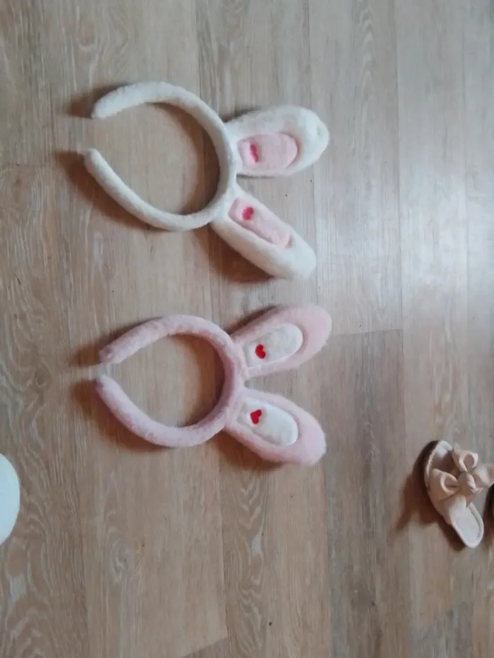 Serre tête lapin licorne - photo numéro 2