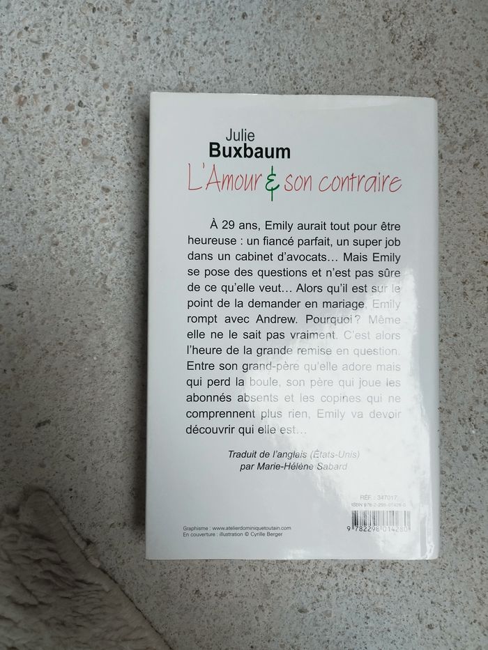 📖l'amour et son contraire - buxbaum, julie - photo numéro 2