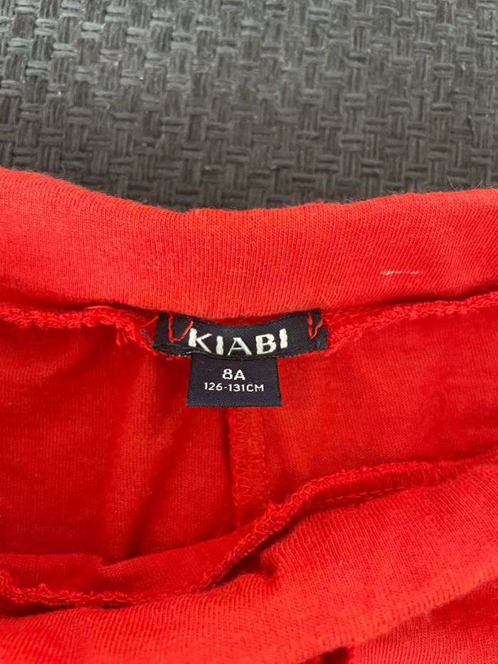 Kiabi - short rouge fille 8 ans - photo numéro 2