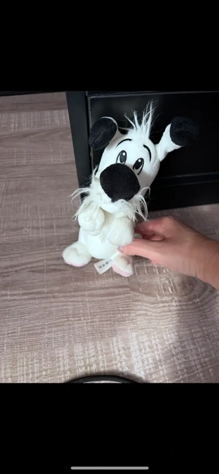 Peluche Idefix et Astérix