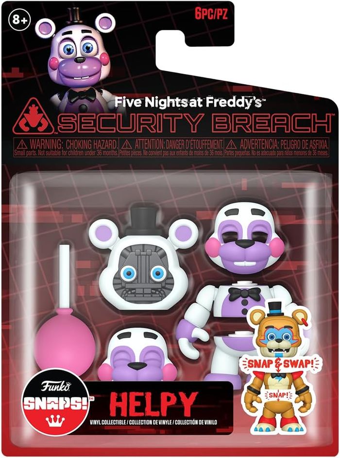 Funko Five Nights at Freddy's (FNAF) Snap: RR - Helpy - Mini-Figurine en Vinyle à Collectionner - Id