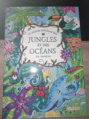 le mode fabuleux des jungles et océans en dessins