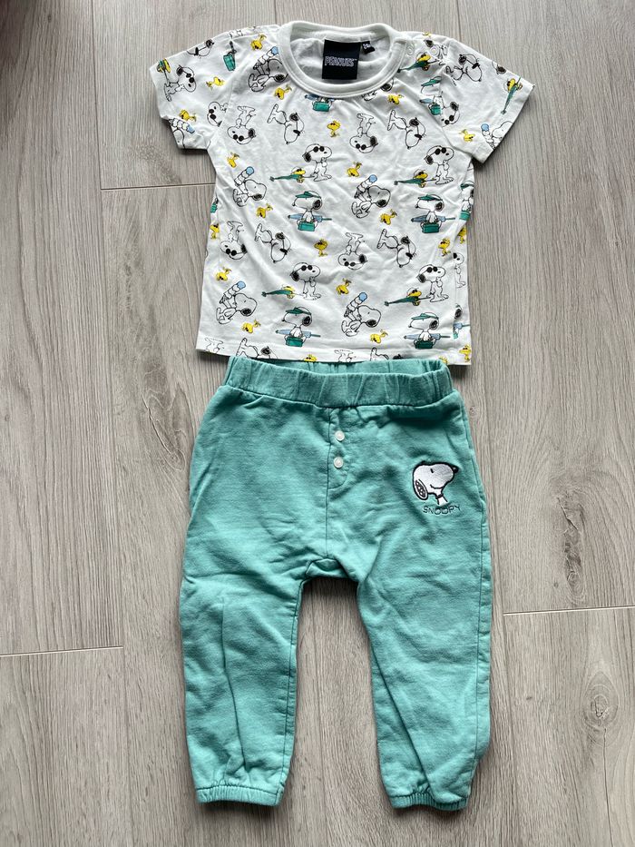 Ensemble Snoopy taille 24 mois