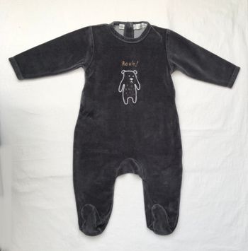 Pyjama velours Marèse 12 mois