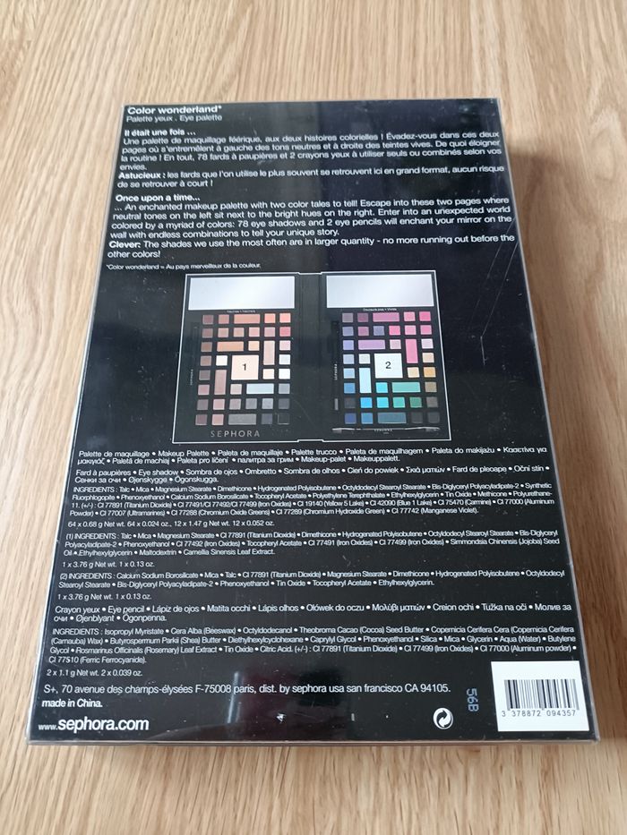 DEUX GRANDES PALETTES SEPHORA NEUVES - photo numéro 3