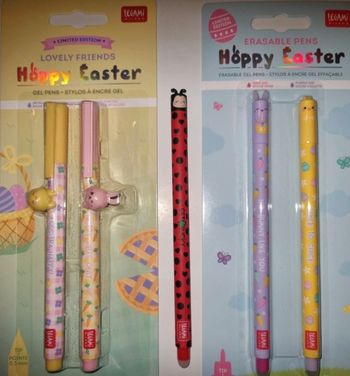 Légami 2 sets Pâques Hoppy Easter 2025 et 2026 plus coccinelle