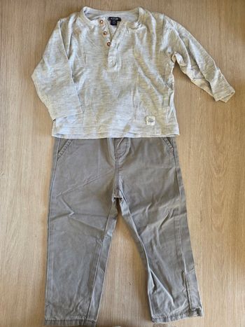 Ensemble kiabi/ Obaïbi 18mois