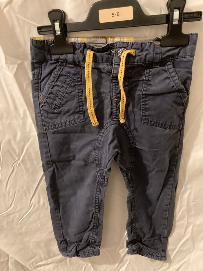 Pantalon Tape à l’Oeil – 18 mois / 81 cm – Bleu marine - photo numéro 2