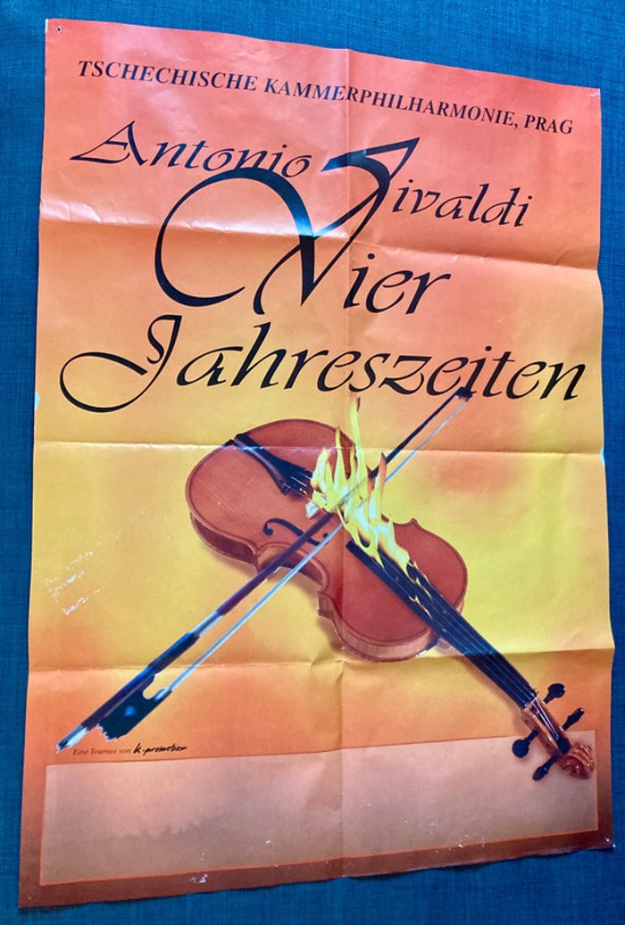 Poster concert Vivaldi - Prague
