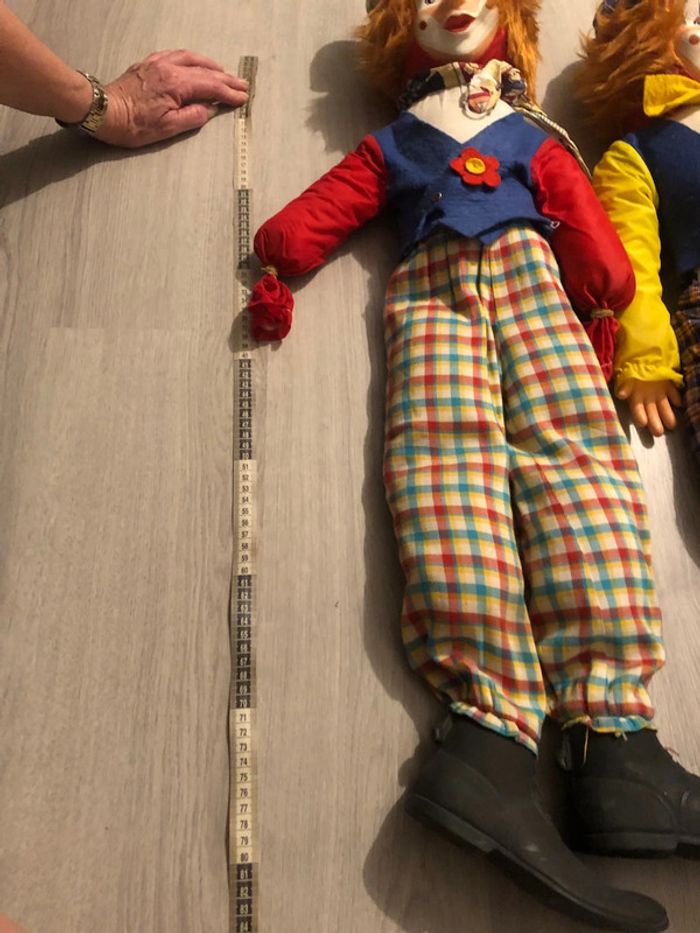 Lot de 2 clowns vintage - photo numéro 2