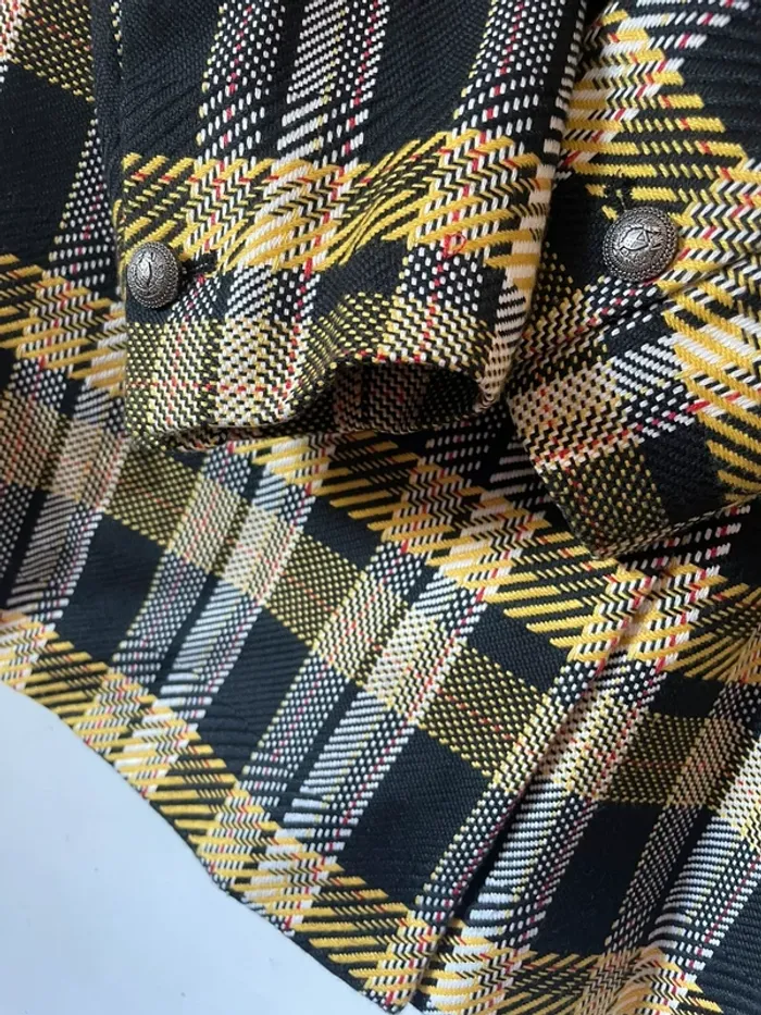 Zara Veste blazer tailleur à carreaux oversize taille S - photo numéro 6