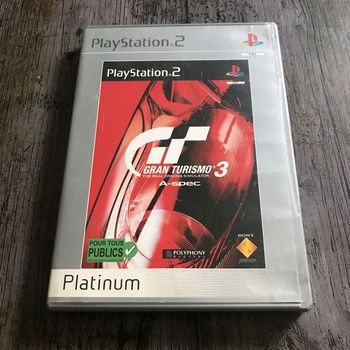 Gran Turismo 3 A-Spec Jeu PS2 Platinum Sony