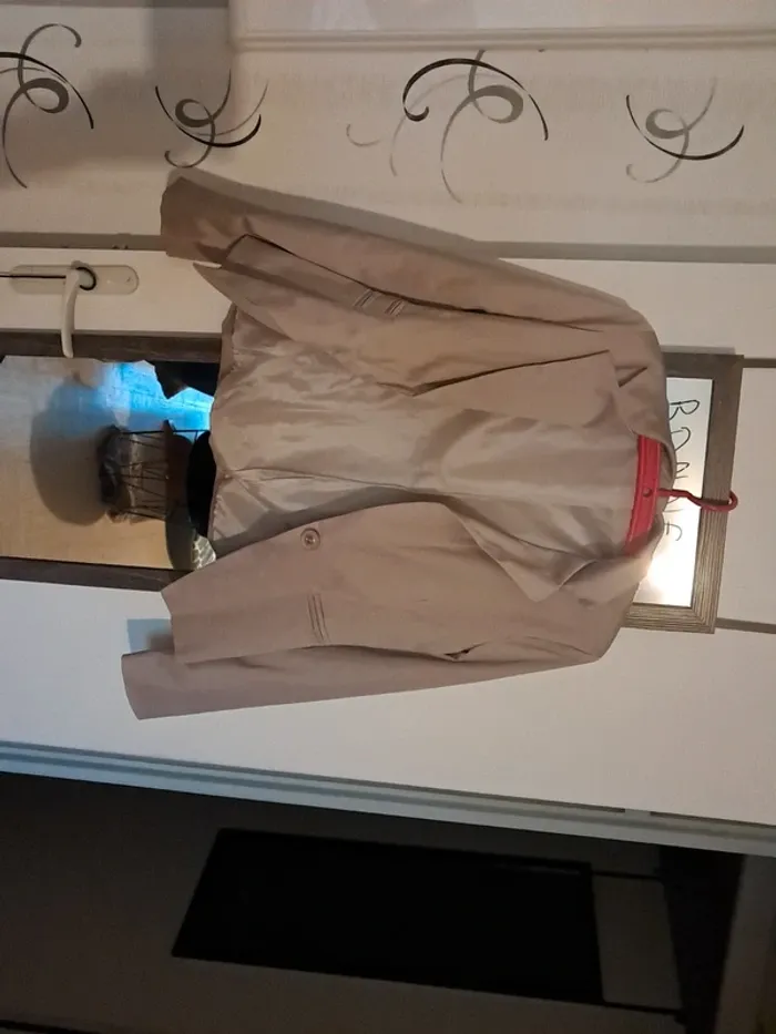 Veste habillée beige - photo numéro 4