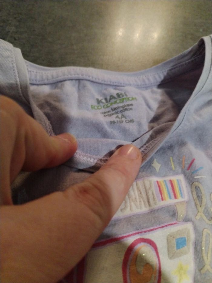Lot de 2 t-shirts manches longues 4 ans - photo numéro 5