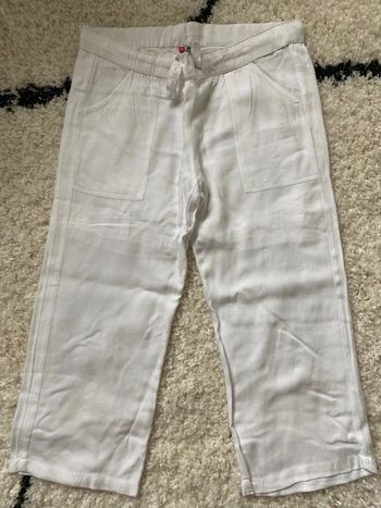 Pantacourt large blanc Orchestra