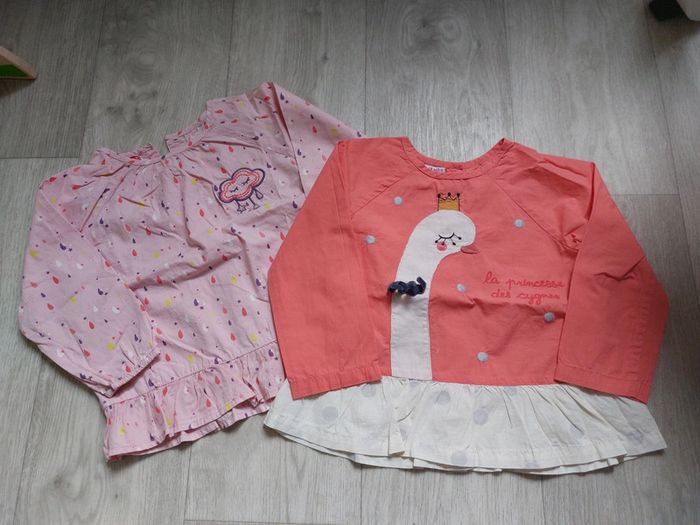 2 chemisiers fins DPAM 18M