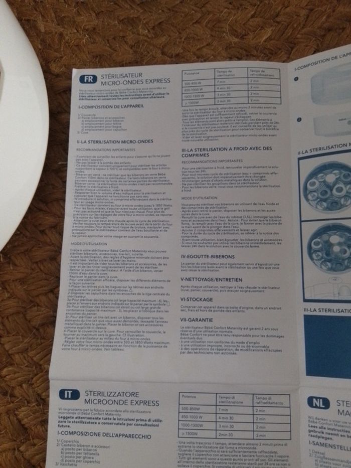 stérilisateur micro-onde bébé confort - photo numéro 5