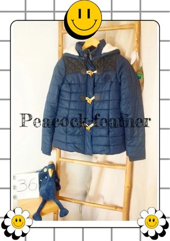 Manteau doudoune Kiabi 36 bleue