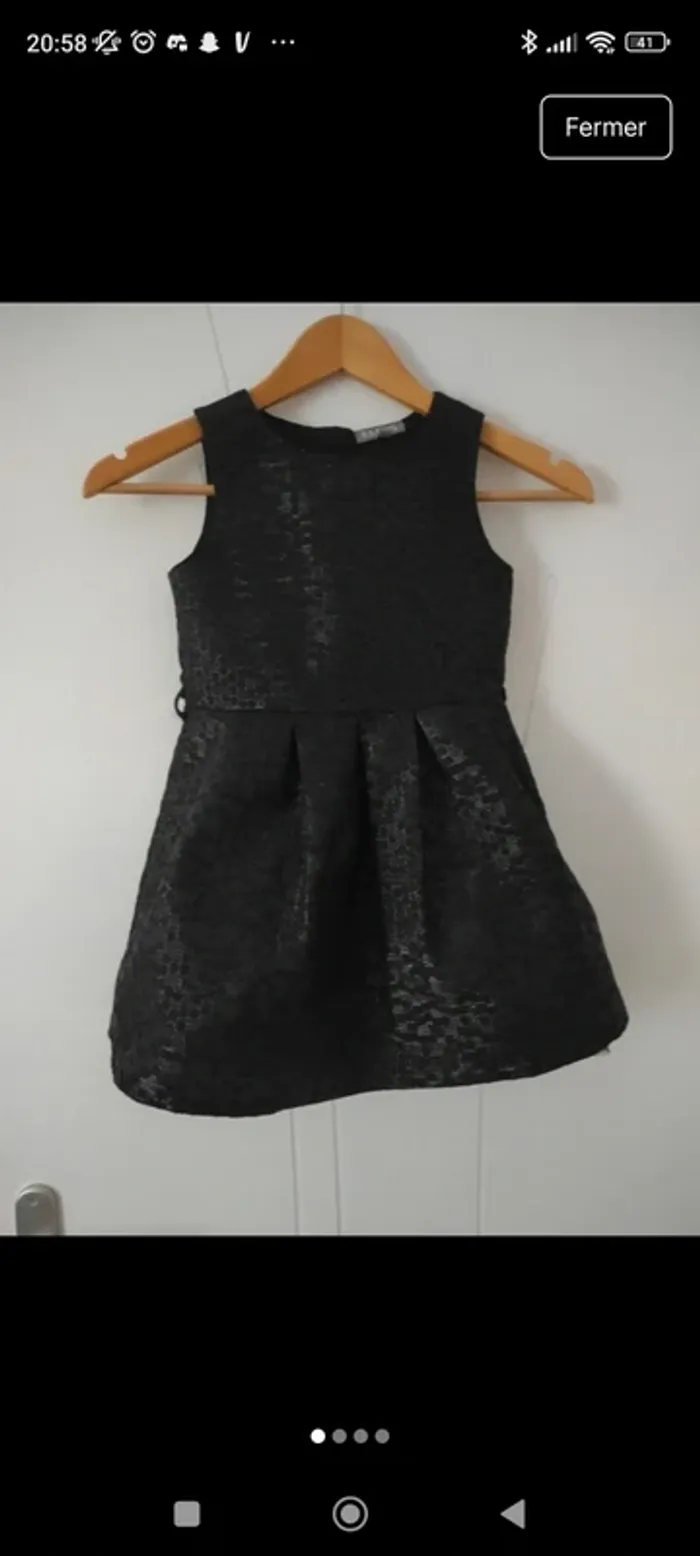 Robe de soirée 6 ans