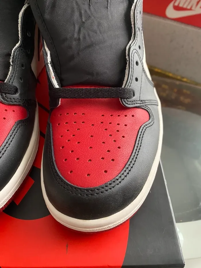 Jordan 1 high retro bred toe - photo numéro 5