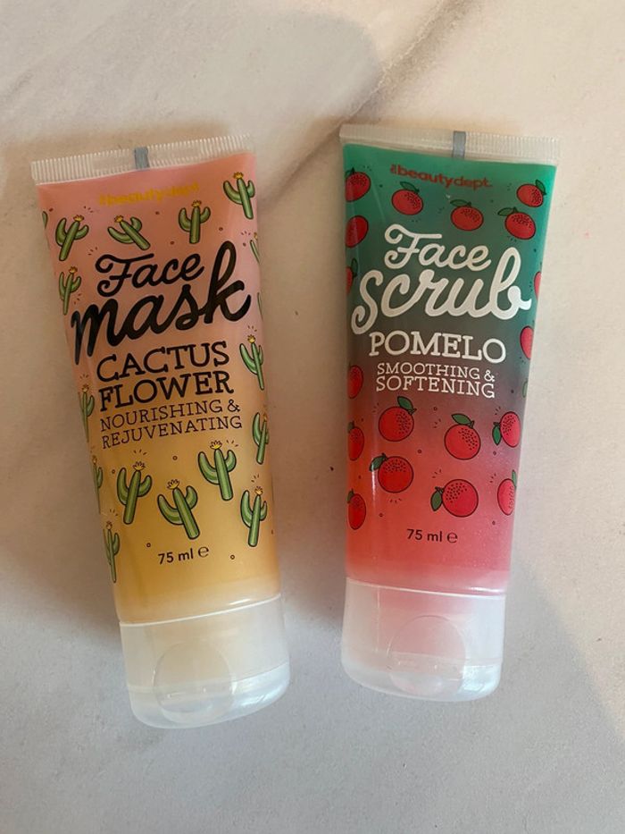 Lot de deux masques visage 75 ml