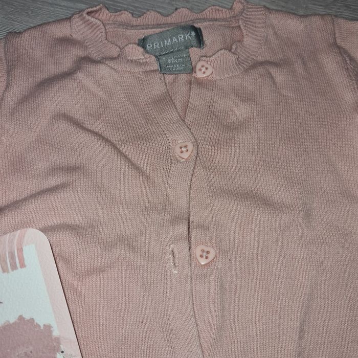 Gilet bébé fille rose 9-12 mois primark - photo numéro 2