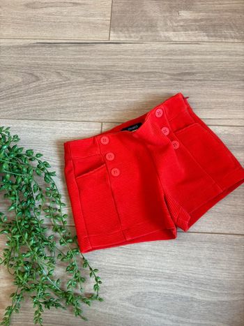 Short rouge okaidi