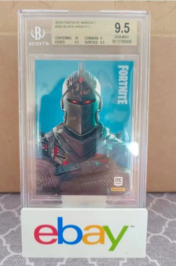 Panini Fortnite series 1 - Black Knight USA BGS 9.5