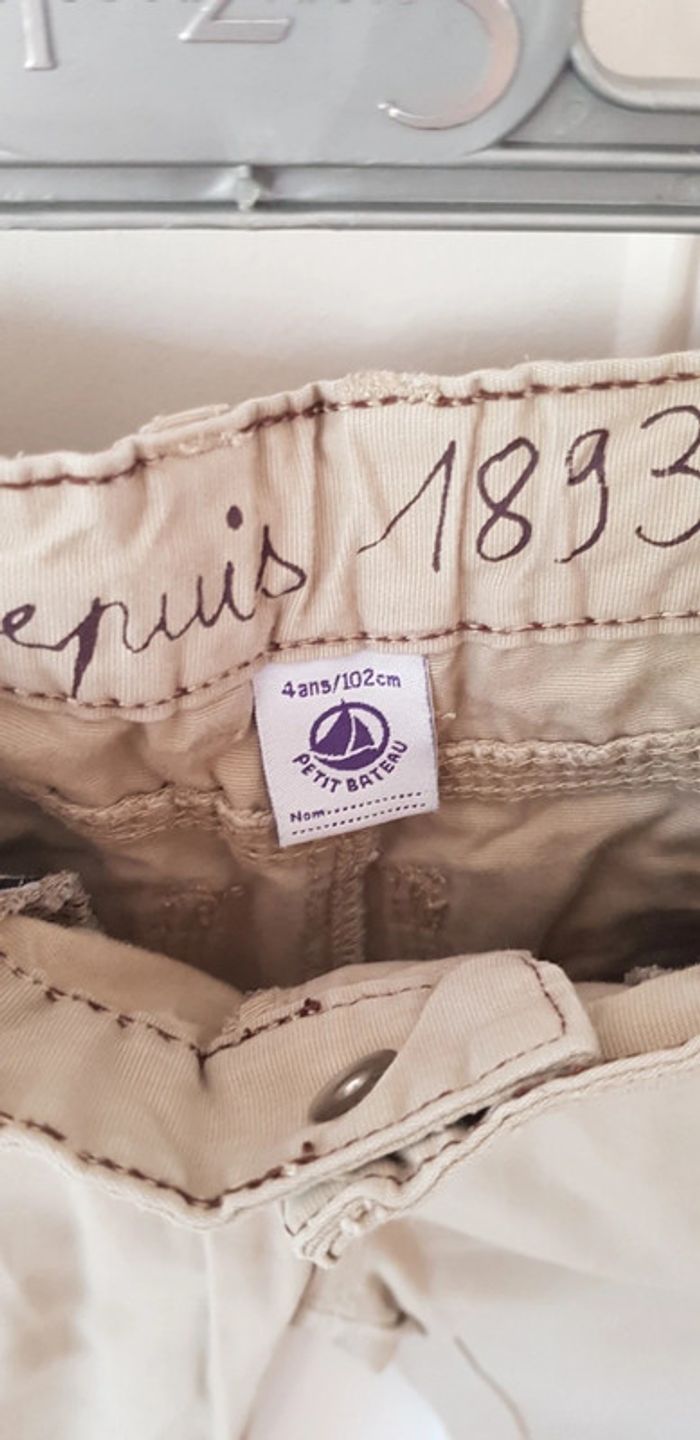Pantalon petit bateau garçon 4 ans - photo numéro 3