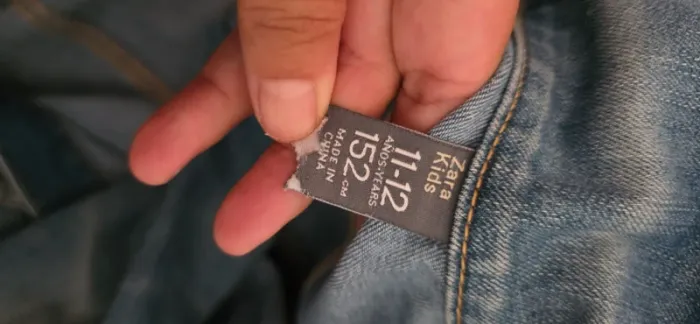 Veste en jean 11-12ans - photo numéro 3