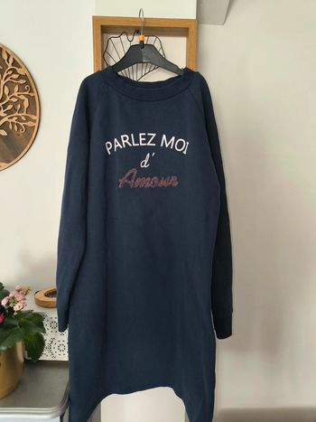 Robe sweat femme amour