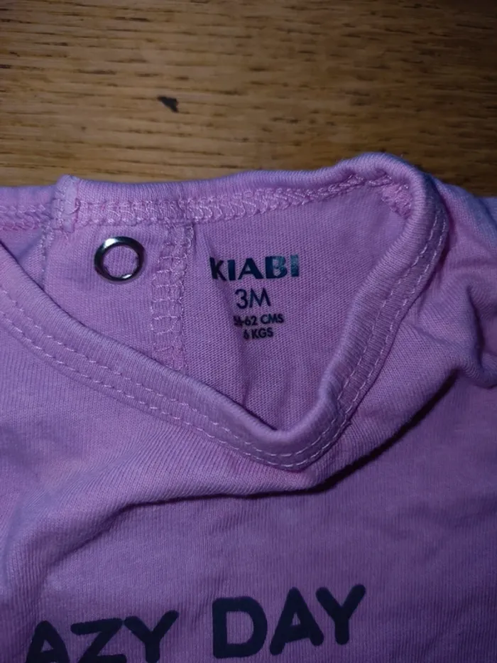 Pyjama une pièce kiabi 3 mois excellent état - photo numéro 3