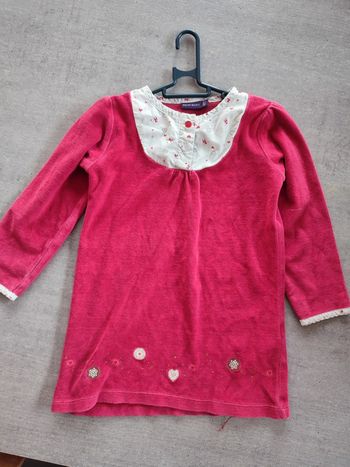 Chemise de nuit velours sergent major