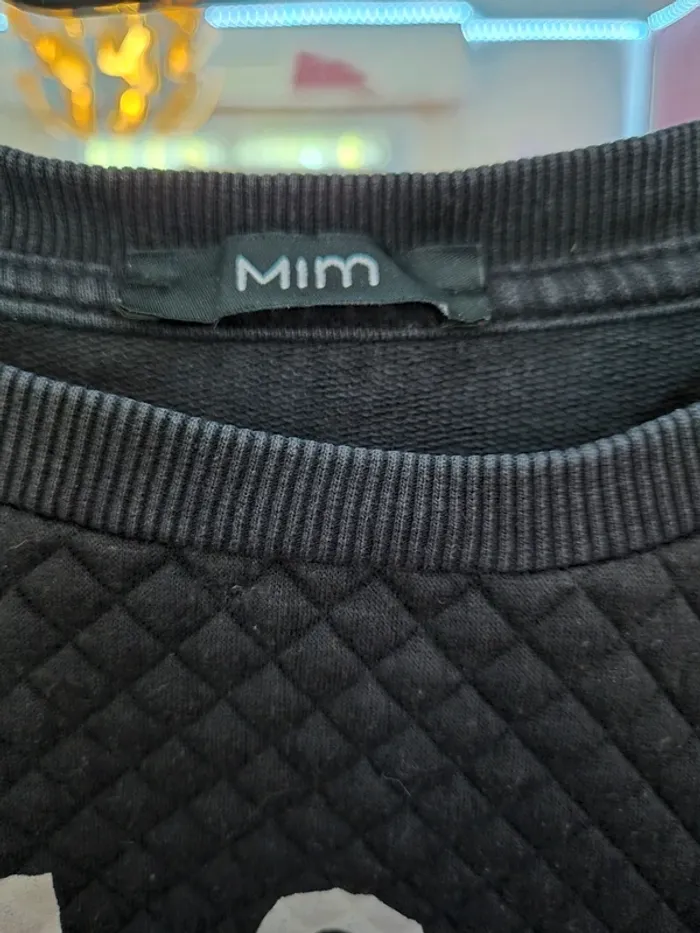 Pull noir à motifs Mim - photo numéro 4