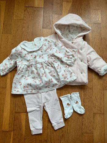 Ensemble fille sergent major 3 mois