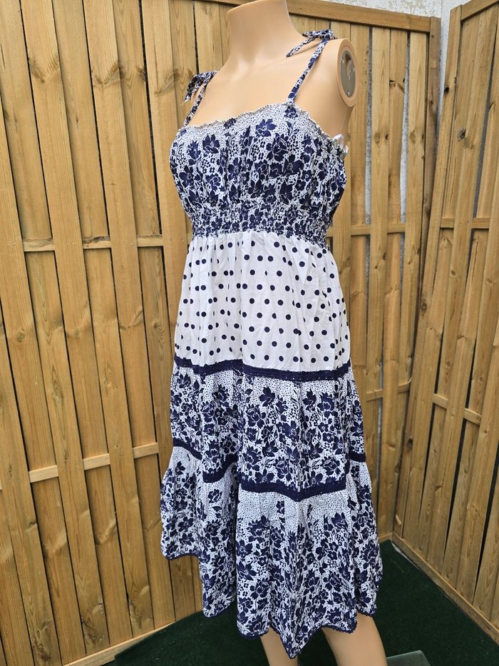 Robe provençale 🍒vintage 90 new look🍒neuve taille unique - photo numéro 3